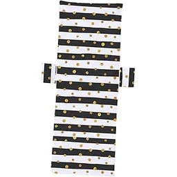 bnf® Stripe Beach Chair Cover Women with Pocket for Vacation Swimming Pool Travel Black Gold White | Gym Towels | Fitness Equipment & Gear | Fitness Running & Yoga-image-32