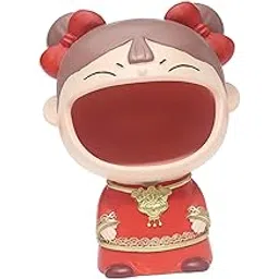 BNF®Key Storage Box People Sculpture Jewelry Holder Desktop Office New Year Girl|Home & Garden | Home Decor| Figurines image 1