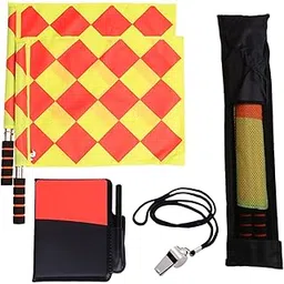 BNF®Soccer Referee Flags Kit Whistle for Volleyball Campus Games Hockey Training|Sporting Goods | Team Sports | Soccer |2 Referee s-picture-19