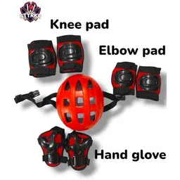 bninternational EProtective Guard Cycling Set 7 in 1 Medium Size 11-15 Year Cycling Helmet Kit Cycling Kit-picture-17