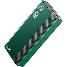 boAt Energyshroom PB401 20000mAh Power Bank| Micro USB and Type C (2-Way Input Ports), 22.5W, 3X Output Ports, Compatible with Tablets, Smartphones, Earbuds, Smartwatch (Pine Green)-picture-15