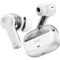 boAt Nirvana Space, 360 Spatial Audio, Active Noise Cancellation (~32dB), 100Hrs Battery,4Mics ENx, Fast Charge, v5.3 Bluetooth TWS in Ear Earbuds Wireless Earphones with mic (Celestial White)-image-45