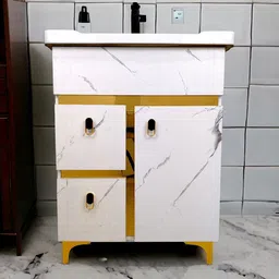 bobbyexport Gold premium 24" freestanding Wash Basin Vanity Cabinet For Bathroom BEPG7 Table Top Basin-picture-16