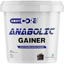 Body Core Science Anabolic Gainer Powder-5Kg Chocolate Fudge | Muscle Gainer | Weight Gainer | Post Workout | Bcs Anabolic Gainer-picture-19