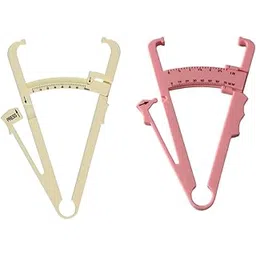 Body Fat Caliper,skinfold Body Fat Analyzer Pack Of 2 (Cream and Pink)-picture-37