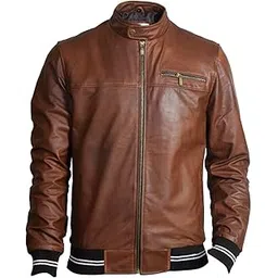 body guard Genuine Leather Jacket | Genuine & Pure Leather Jacket | Mens Solid Biker Jacket | Full Sleeve Solid Jacket for Men's Biker Style | 2 Insiide & 3 Outside Pockets with zipped Sleeve-picture-38