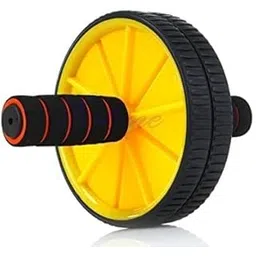 Body Maxx Ab Wheel Total Body Fitness Workout - Cushioned Handles. Unisex with Free Mat-image-28