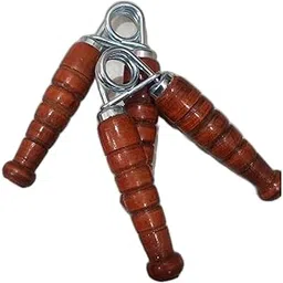 Body Maxx Polished Best Hand Exerciser Grip Strengthener Wooden Hand Gripper Pack of 2 Pcs-image-19