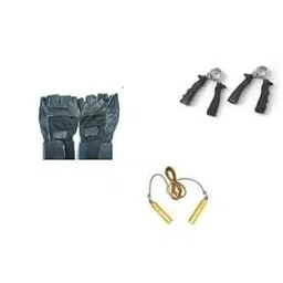 Body Maxx Skipping Rope Hand Grippers Gloves-picture-12