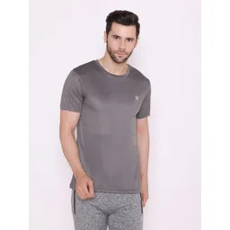 BODYACTIVE Men Grey T-shirt-picture-12