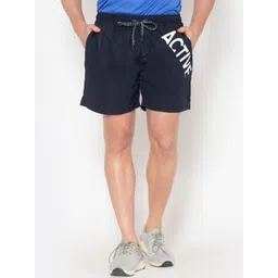 BODYACTIVE Men Navy Blue Sports Shorts-picture-17