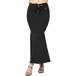 bodyband Poly Spandex Saree Shapewear Petticoat Smooth Curve Peticote Innerwear Saree In Party Saree Shaper For Women,Ladies-(Black-Large)-picture-48