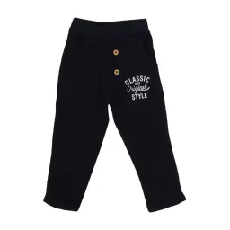 bodycare BC Infant Apparels Kids Navy Cotton Printed Trackpant-picture-10