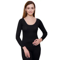 Bodycare Black Cotton Thermal Top-picture-20