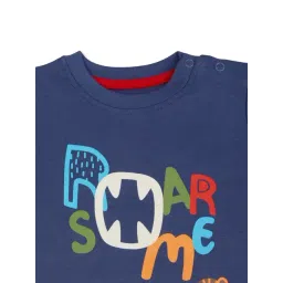 Bodycare Boys Blue Cotton Printed T-Shirt image 4