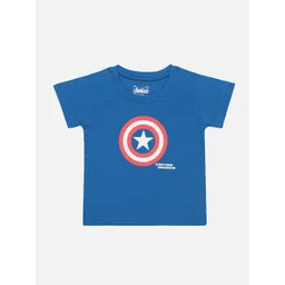 Bodycare Boys Captain America Printed Cotton T-shirt-picture-23