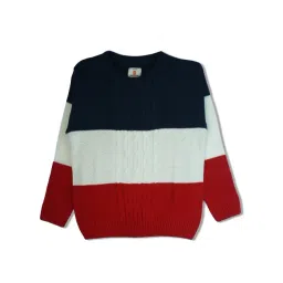Bodycare Boys Multi Cotton Color Block Sweater-picture-10