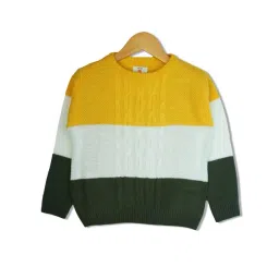 Bodycare Boys Multi Cotton Color Block Sweater-picture-23