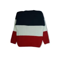 Bodycare Boys Multi Cotton Color Block Sweater image 2