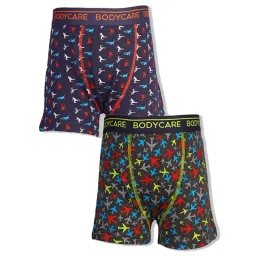 Bodycare Boys Multi Cotton Printed Trunks (Pack Of 2)-picture-26