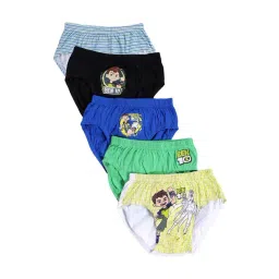 Bodycare Boys Multicolor Cotton Printed Brief (Pack of 5)-picture-31