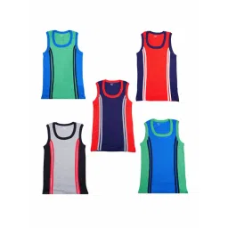 Bodycare Boys Multicolour Cotton Vest-Pack of 5-picture-11