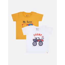 Bodycare Boys Pack Of 2 Graphic Printed Cotton Casual T-shirts-picture-32