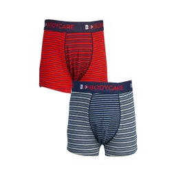 Bodycare Boys Pack Of 2 Striped Cotton Trunks KGA2081B-PK006-picture-36