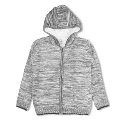 Bodycare Boys Ribbed Hooded-Neck Full Sleeve Cotton Cardigan-picture-39