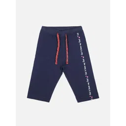 Bodycare Infant Girls Mid-Rise Typography Printed Cotton Capris-picture-51