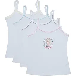 bodycare Kids Frozen Printed Girl's Regular Fit Vest Dori Neck| 100% Cotton| Skin Friendly | Lightweight | Sleeveless Design | Pack of 4-picture-10