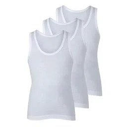 Bodycare Kids Grey Solid Vest (Pack Of 3)-picture-41