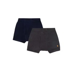 Bodycare Kids Navy & Grey Regular Fit Trunk (Pack of 2)-picture-21