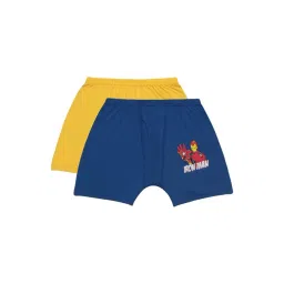 Bodycare Kids Navy & Yellow Cotton Printed Avengers Trunk (Assorted, Pack of 2)-picture-27