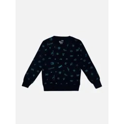 Bodycare Kids Navy Cotton Printed Full Sleeves Sweatshirt-picture-20