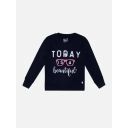 Bodycare Kids Navy Cotton Printed Full Sleeves Sweatshirt-picture-21