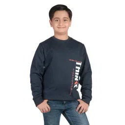 Bodycare Kids Navy Printed Full Sleeves Sweatshirt-picture-25