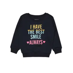 Bodycare Kids Navy Printed Full Sleeves Sweatshirt-picture-16