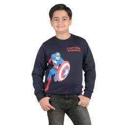 Bodycare Kids Navy Printed Full Sleeves Sweatshirt-picture-15