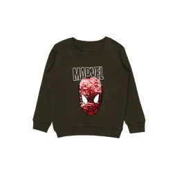 Bodycare Kids Olive Embellished Full Sleeves Sweatshirt-picture-22