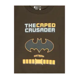 Bodycare Kids Olive Printed Full Sleeves Sweatshirt image 3