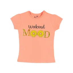 Bodycare Kids Peach Graphic T-Shirt-picture-31