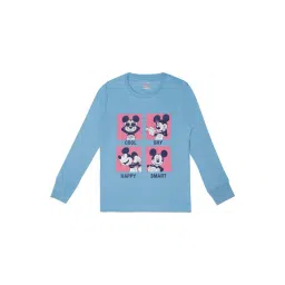 Bodycare Kids Sky Blue Minnie Print Full Sleeves T-Shirt-picture-28