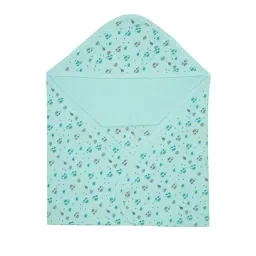 Bodycare Kids Turquoise Printed Hooded Wrapper-picture-23