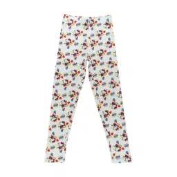 Bodycare Kids White & red Cotton Printed Leggings-picture-16