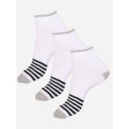 Bodycare Men Pack Of 3 Striped Ankle-Length Socks-picture-25