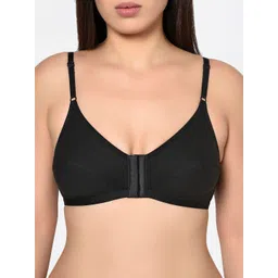 Bodycare Pack Of 2 Black & White Solid Non-Wired Non Padded Everyday Bra 1568WBW image 5