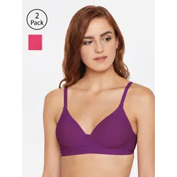 Bodycare Pack of 2 Solid Non-Wired Non Padded Everyday Bras 6566COWI-picture-35