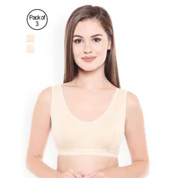 Bodycare Pack of 3 Full Coverage Sports Bras  E1607SSS-picture-19