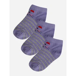 Bodycare Pack Of 3 Patterned Ankle-Length Socks-picture-25